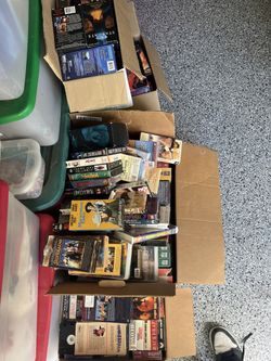 Lot Of 200+ VHS Tapes