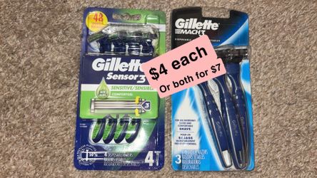 Gillette men disposable razors