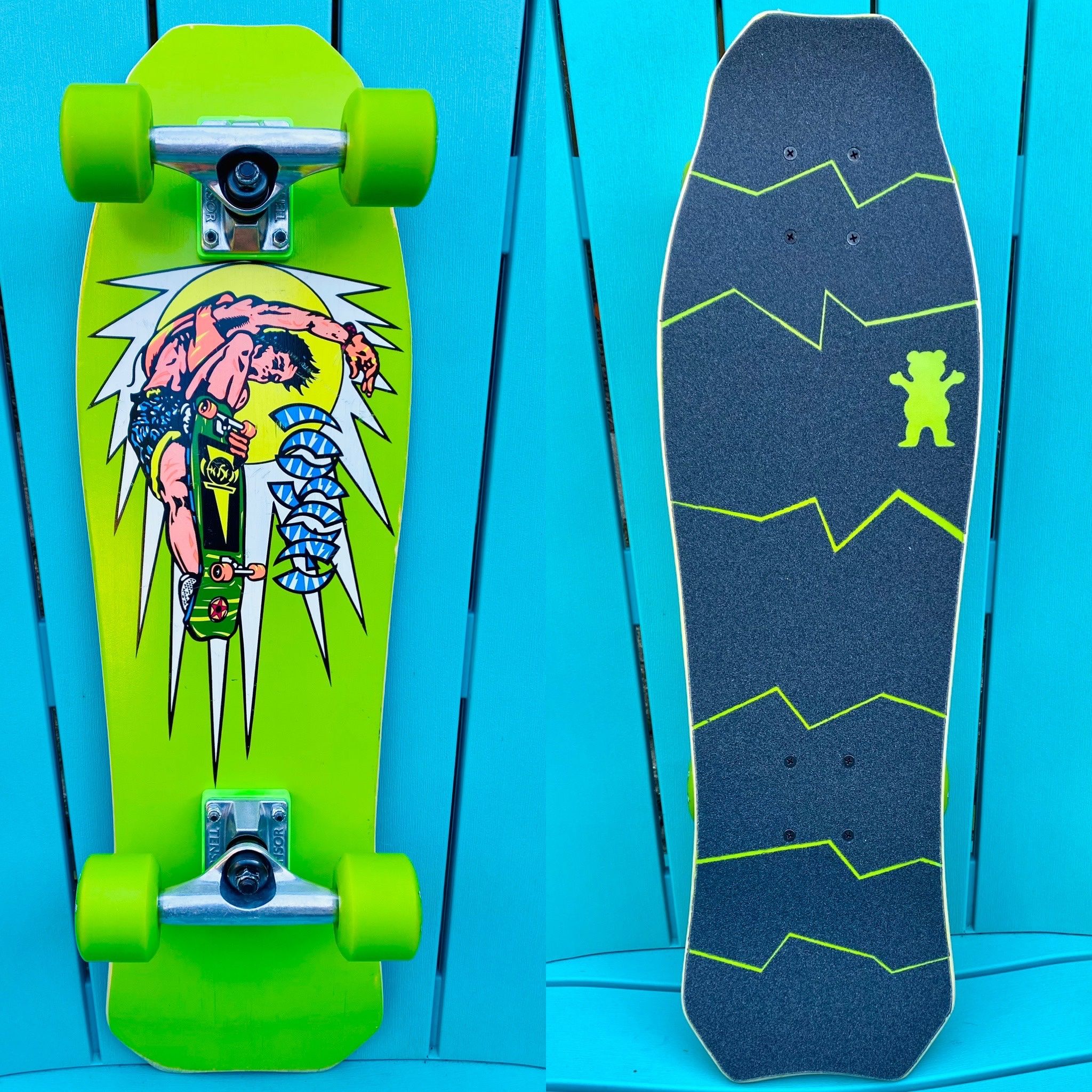 Christian Hosoi “Rocket Air” Mini Cruiser Complete Skateboard