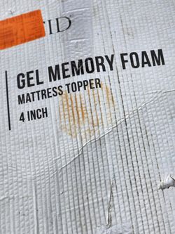 Lucid GEL memory FOAM 4 inch