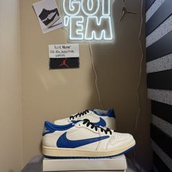 Brand new Travis Scott Fragment Lows size 13 with original box and proof of purchase.