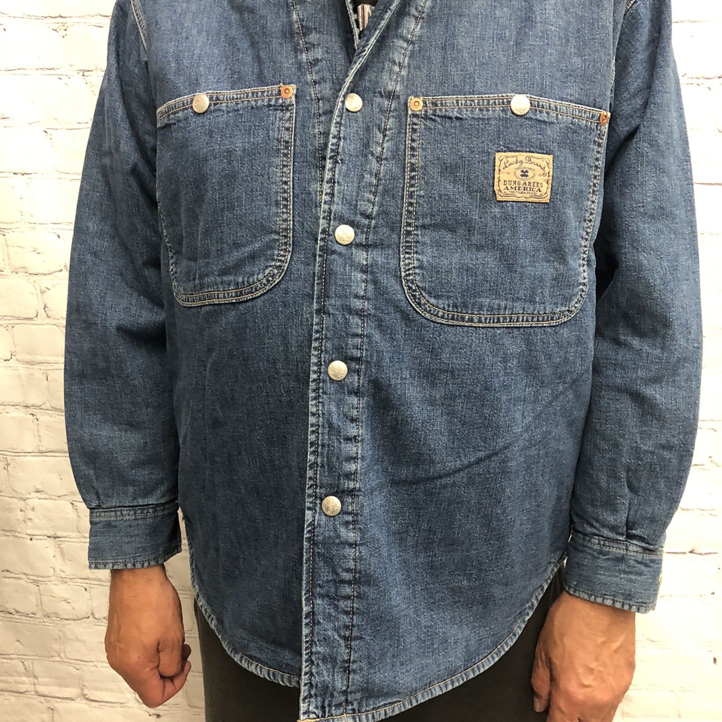 New Vintage Lucky Brand Jeans Jacket Coat Medium