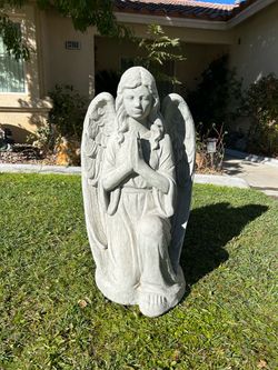 New Angel Made Out Of Cement