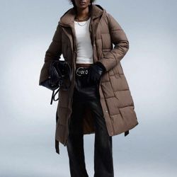 New Waist Belt Slimming Casual. Beautiful-light weight -fall/winter long jacket