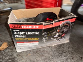 Drill Master 120 volt 3-1/4” electric planer