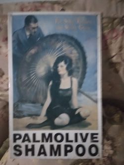 Old school Palmolive tin sìn