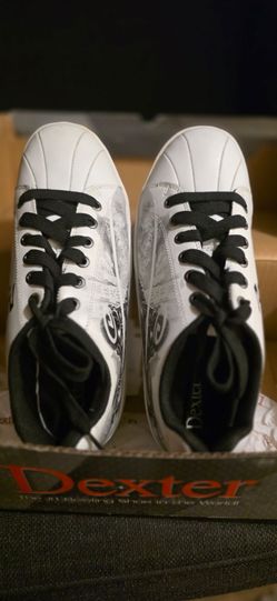 Dexter Bowling Shoes White and Black