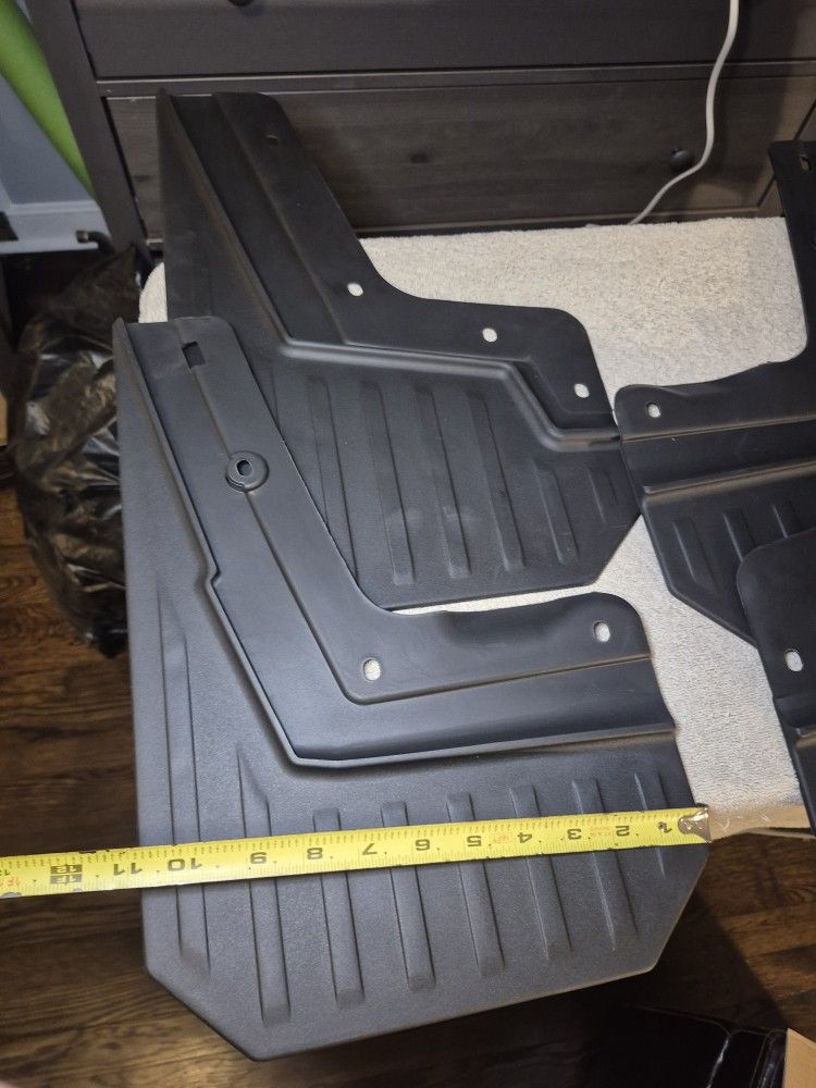 Muslogy Rally Style Mud Flaps Compatible with Tesla Cybertruck 2023-2025 Mudguard Splash Guards