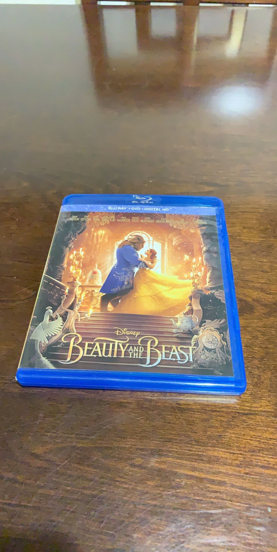 Disney beauty and the beast live action blu-ray
