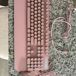 Typewriter Style Light Up Keyboard & Mouse