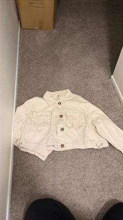 Beige jean jacket