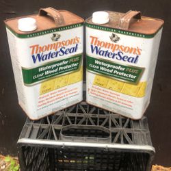 Two Gallons Unopened Thompson Wood Waterproofing 