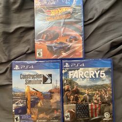 3 PS4 Games 