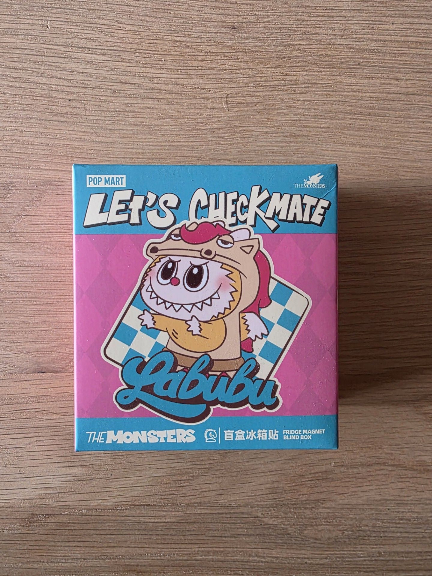 The Monsters Let's Checkmate Labubu Fridge Magnet