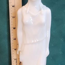 Avon Greek Goddess Milk Glass Decanter 
