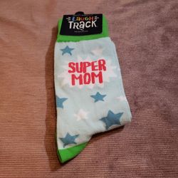 Brand New *Super Mom* Socks 