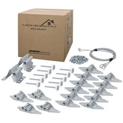 HardwareX Supply Garage Hardware Kit for 16'x7' or 18'x7' Door