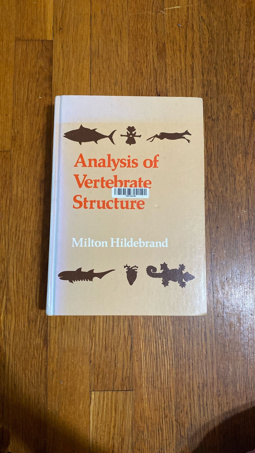 Hardcover Of ‘Analysis Of Vertebrate Structure’
