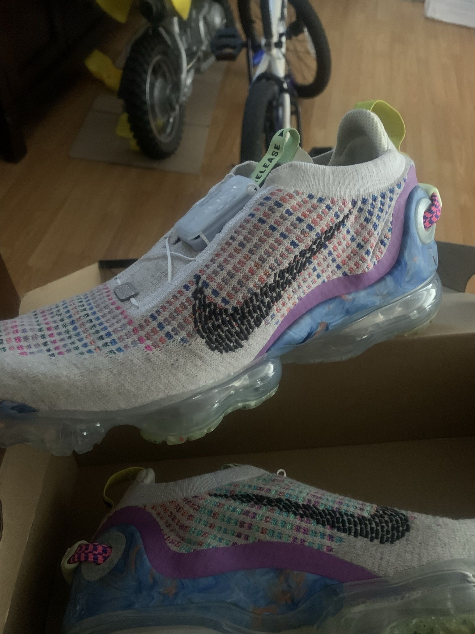 Like New Nike Vapormax 2020 Fk Size 9 In Men Used Twice ,  $160 OBO 100% Authentic