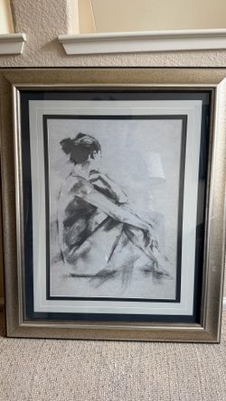 Wall art, soft silhouette