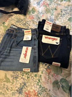 2 pantalones wrangler size 30 x30 para  hombre