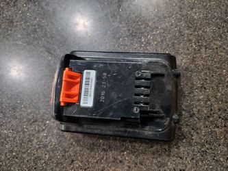 Black and Decker 20 volt battery