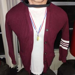 Burgundy Cardigan Size XL