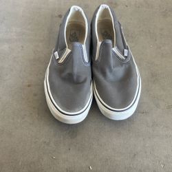 Grey Vans Size 12