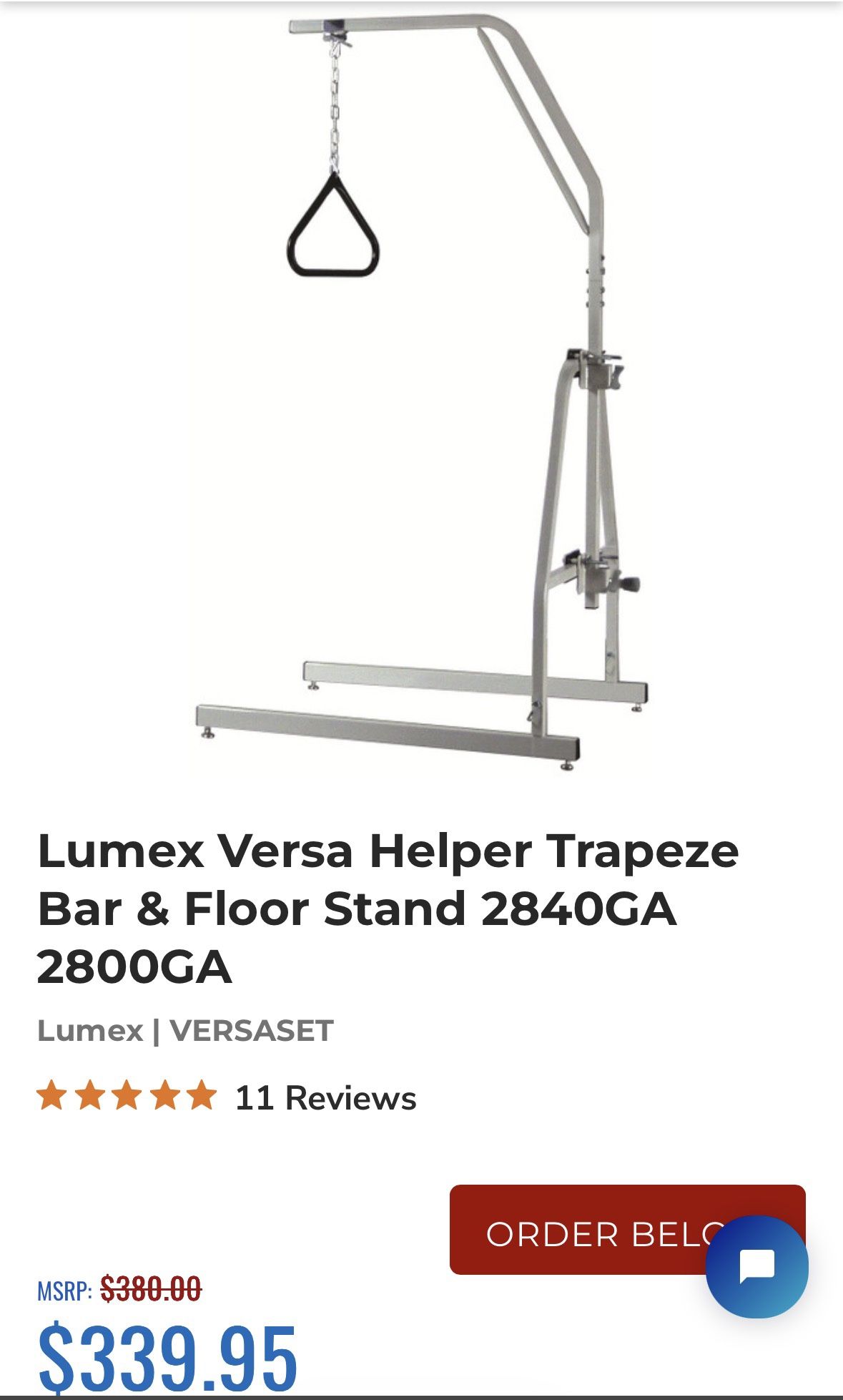 Medical Trapeze Bar 