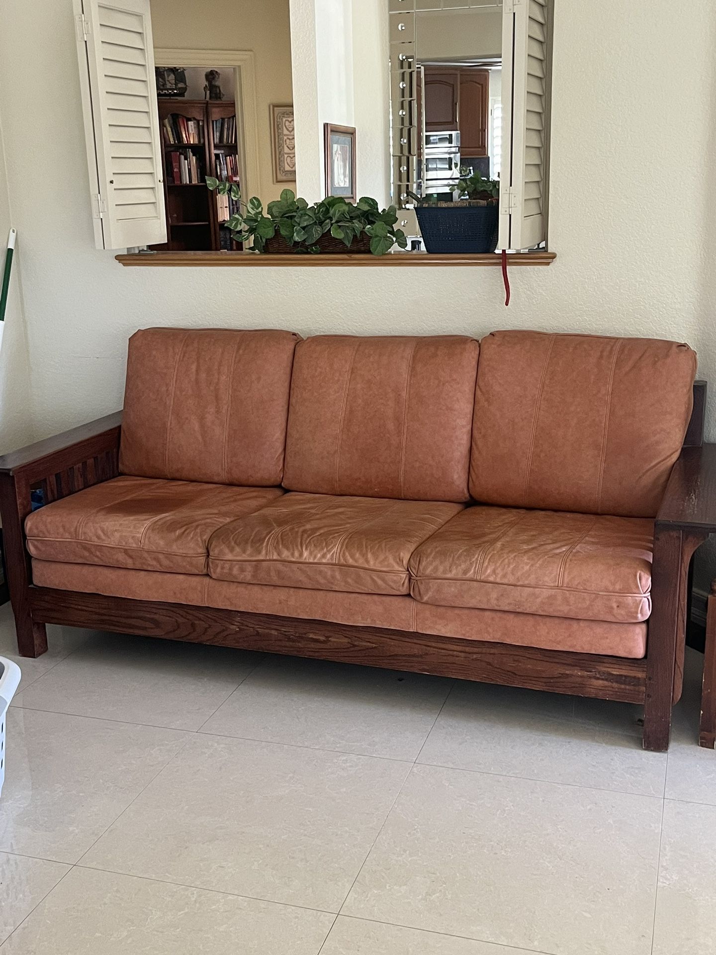 Leather Couch