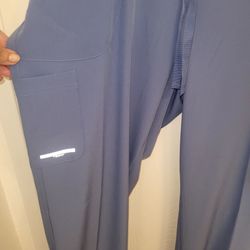 New Scrub Bottoms - XL Ceil Blue
