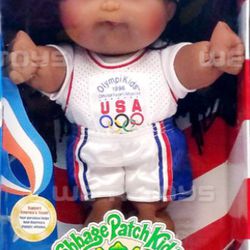 1996 OLYMPIKIDS CABBAGE PATCH AFRICAN AMERICAN DOLL mk