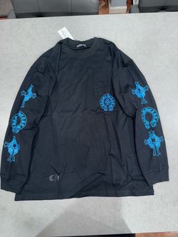 Chrome Hearts Black Long Sleeve Graphic Tee