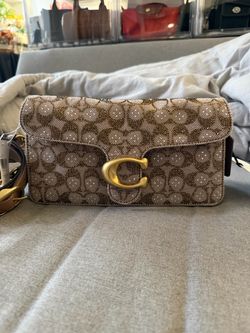 Tabby 26 Crystal Signature Jacquard Shoulder Bag