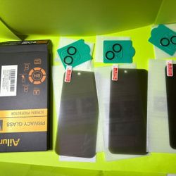 Iphone 15 & Iphone16 Privacy Glass W/3 Camera Lens