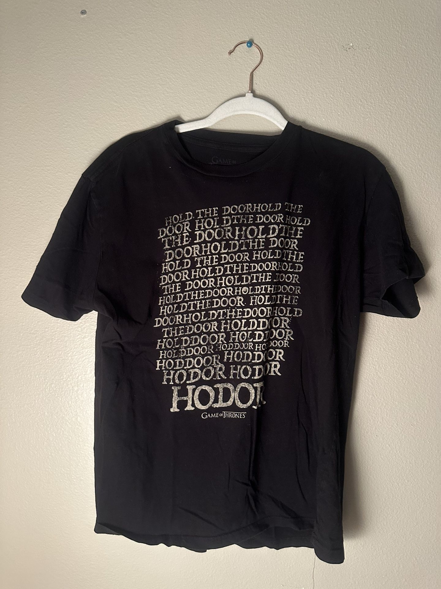 Black Game of Thrones "Hold the Door" t-shirt