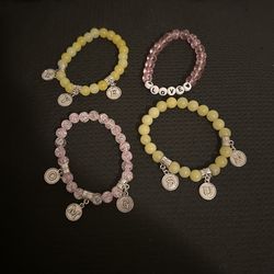 Letter Charm Bracelets