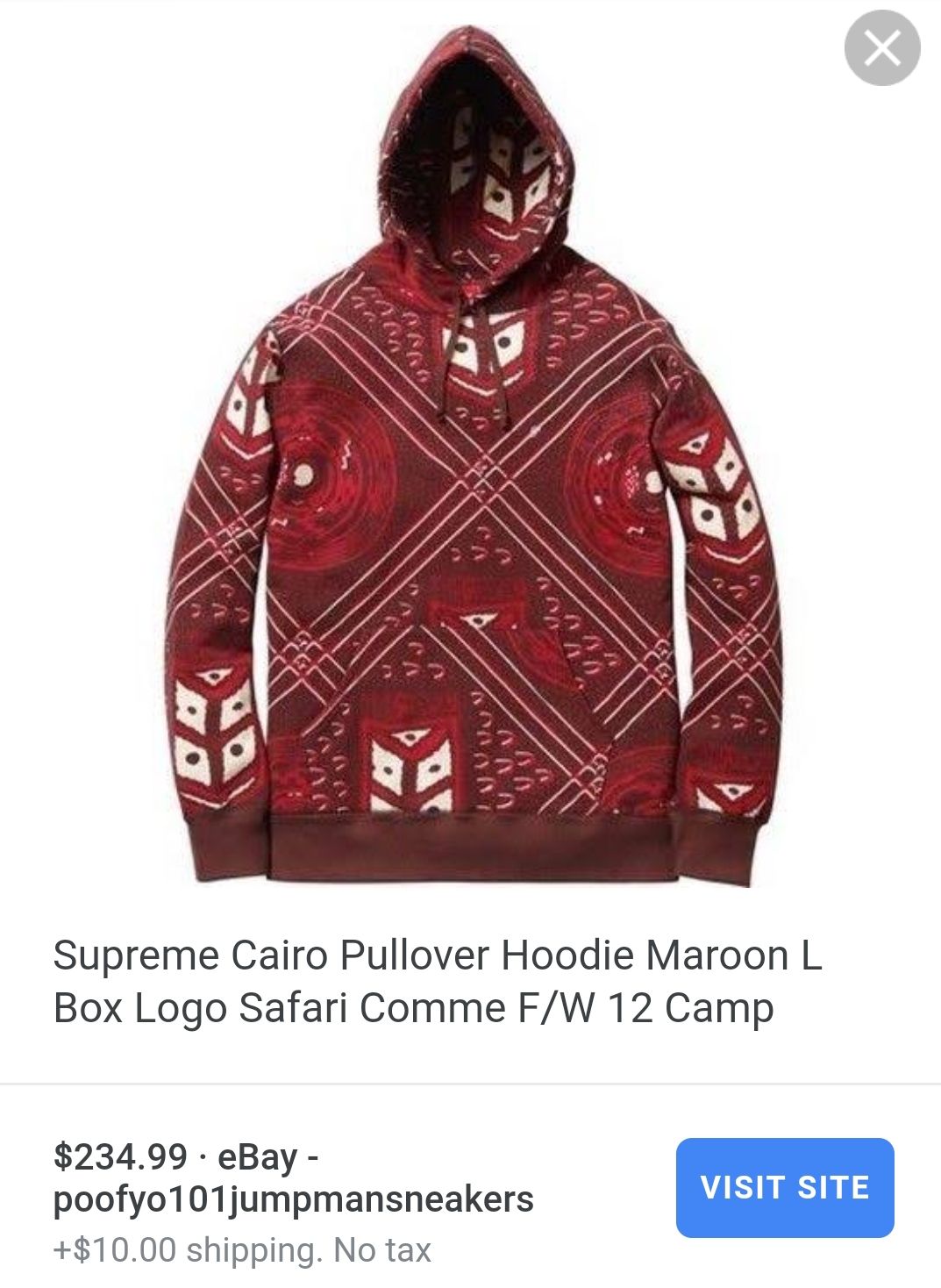 Supreme cario hoodie