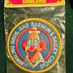 Vintage Patch Ringling Bros And Barnum & Bailey Circus Embroidered Emblems B1.

