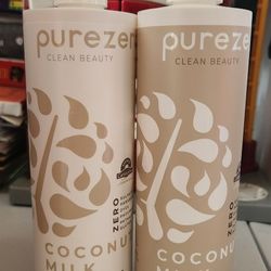 Purezero Coconut Milk Shampoo & Conditioner Pair, 12oz