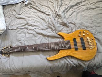 Galveston 7-String Electric Bass – Natural Finish