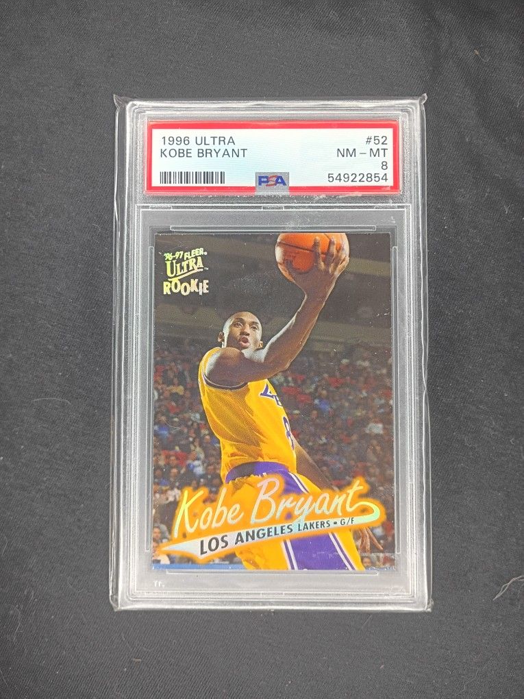 1996-97 Kobe Bryant Fleer Ultra Rookie PSA 8