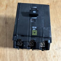 Square D QO 45Amps 3-Pole Plug-in Circuit Breaker 