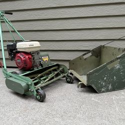 California Trimmer Reel Mower & Grass Catcher