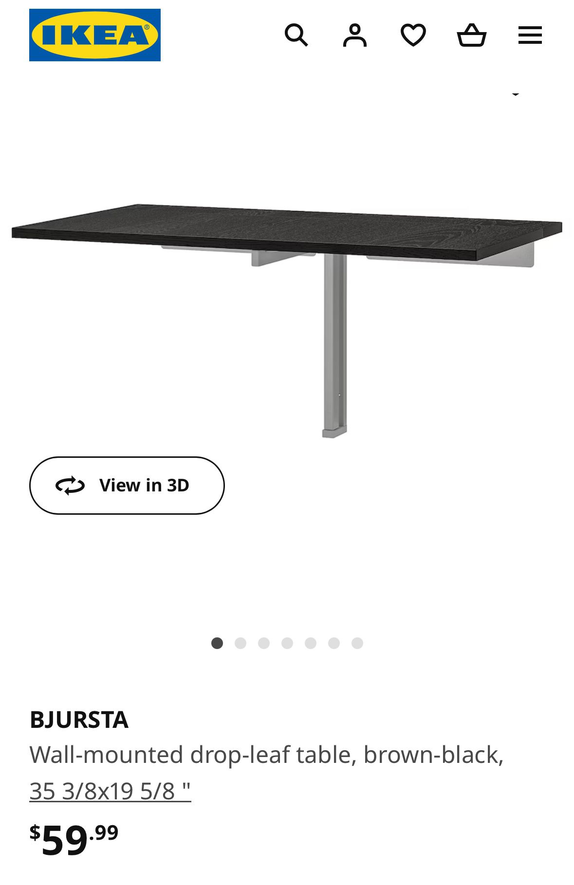 IKEA Folding Wall Desk