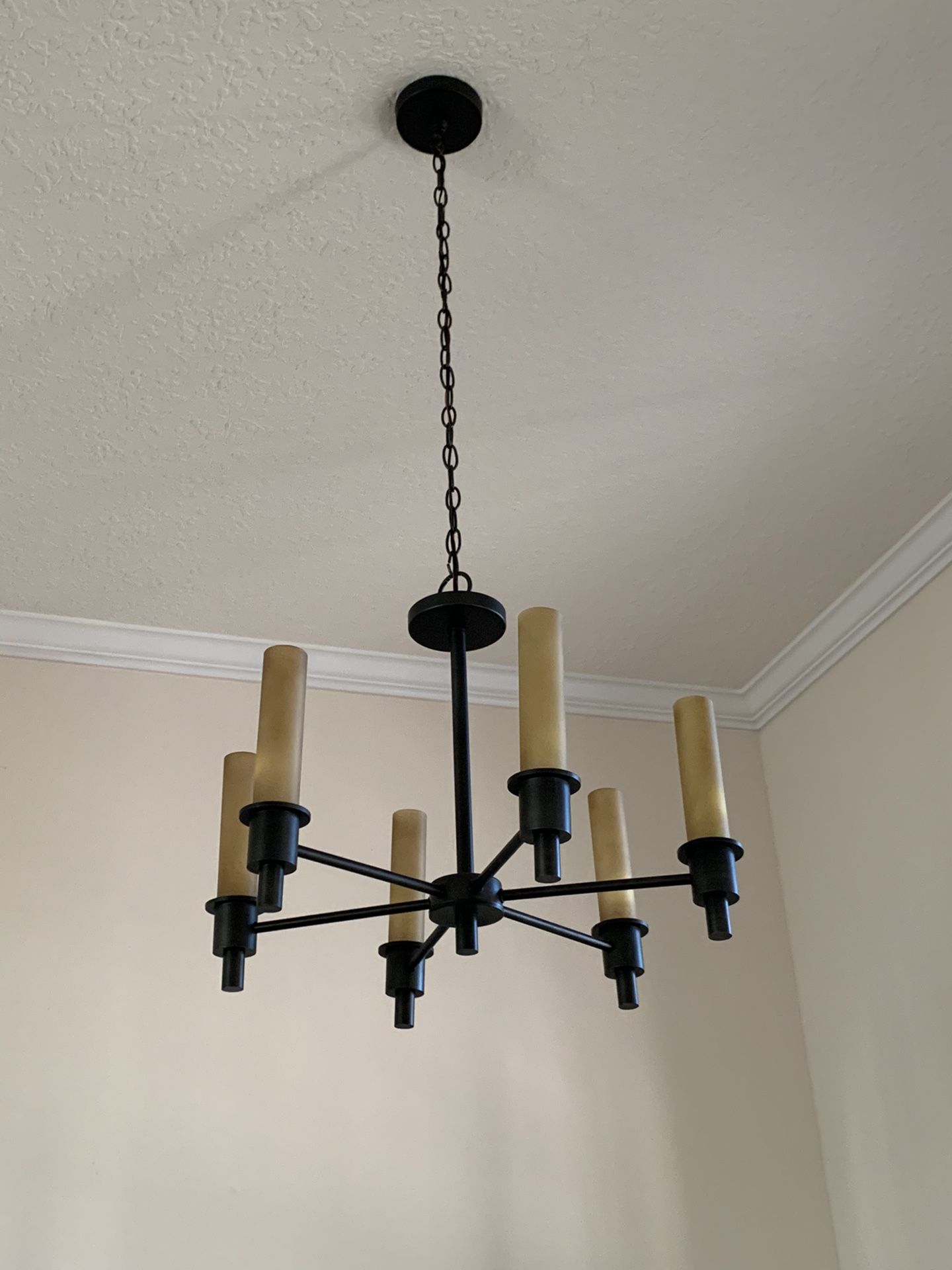 Two modern chandeliers