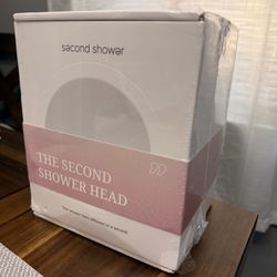 New SecondShower Filtered Shower Head for Hard Water