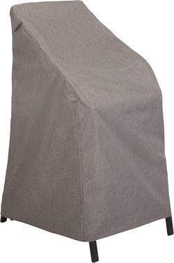 Modern Leisure 2998 Garrison Waterproof High Back Chair, Bar Stool, or Stackable Chair Cover (27 W x 27 D x 49 H inches)