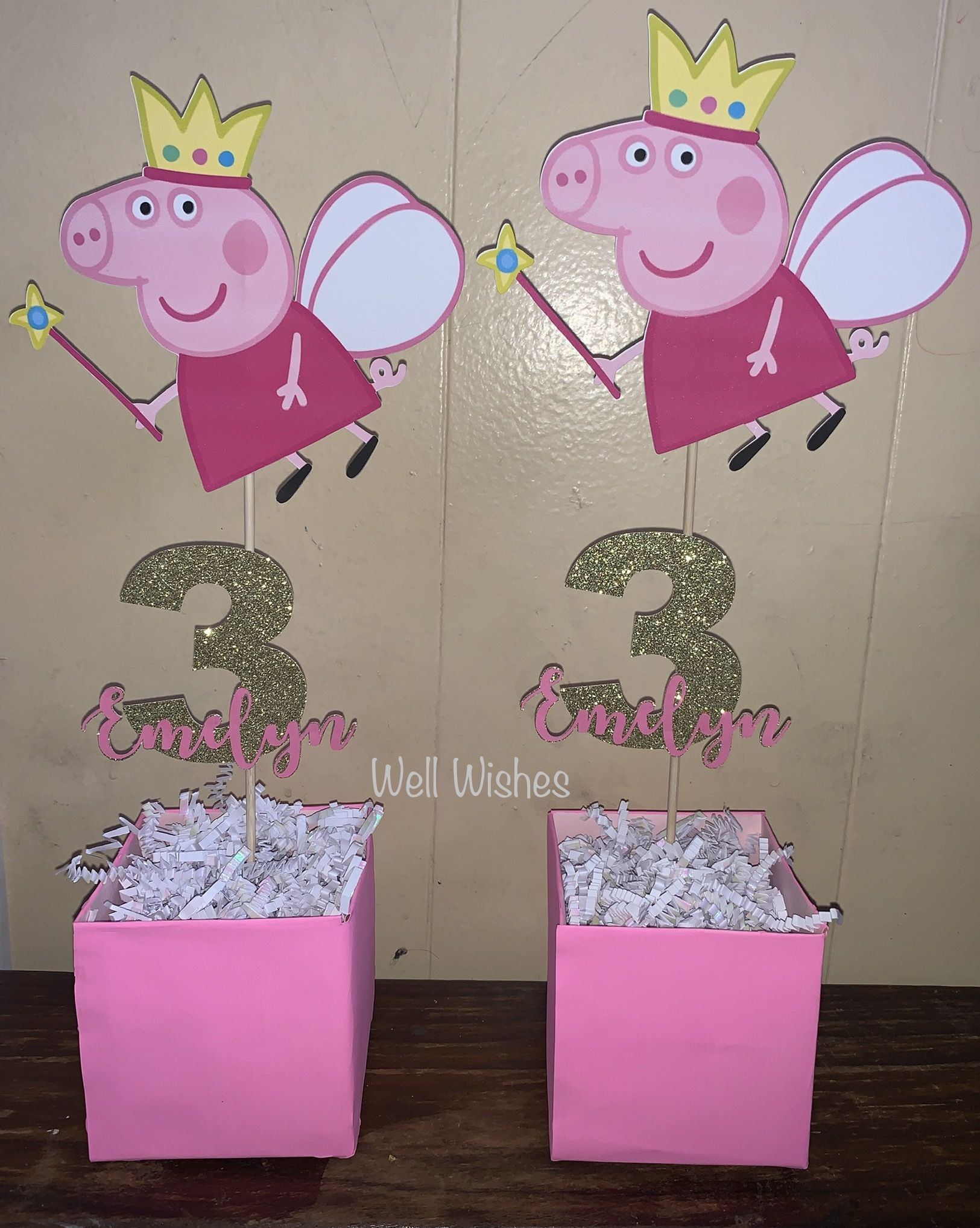 Peppa Pig Centerpieces