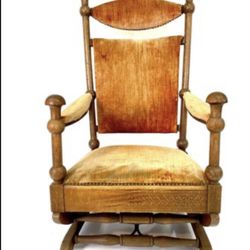 Rocking Chair Antique Platform Rocking Chair Victorian - Bohemian style vintage chair 